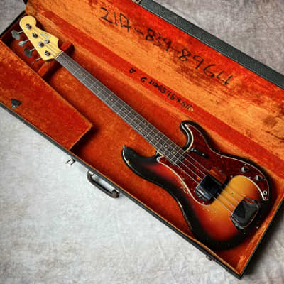 Fender Precision Bass 1964 - Sunburst image 25