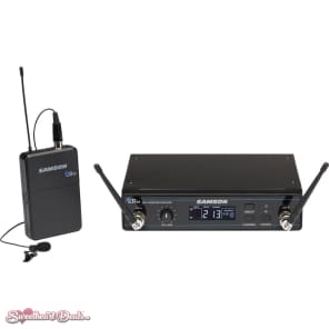 Samson Concert 99 Frequency-Agile UHF Wireless Lavalier Mic Presentation System - D Band (542–566 MHz)