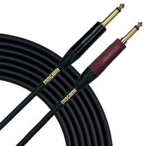 Mogami Gold Silent S-10 1/4" TS Instrument Cable - 10'