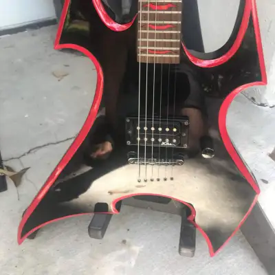 2006 B.C. Rich "Avenge" Son Of Beast Black/Crimson Red With OHSC (Coffin Case) image 1