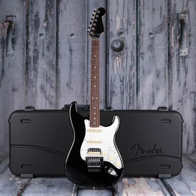 Fender American Ultra Luxe Stratocaster Floyd Rose HSS, Mystic Black *DEMO MODEL* image 8