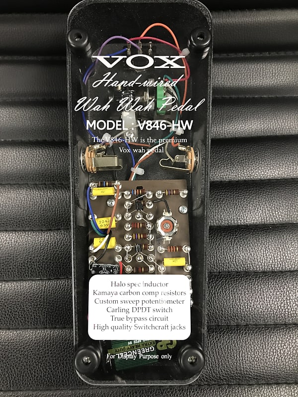 VOX V846-HW Hand-Wired Wah Wah Pedal