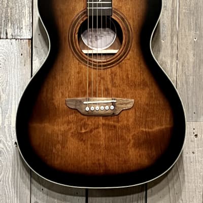 New Luna Art Series Distressed Folk 2023 Vintage Brownburst , We Ship Fast And Set Them up Right ! image 1