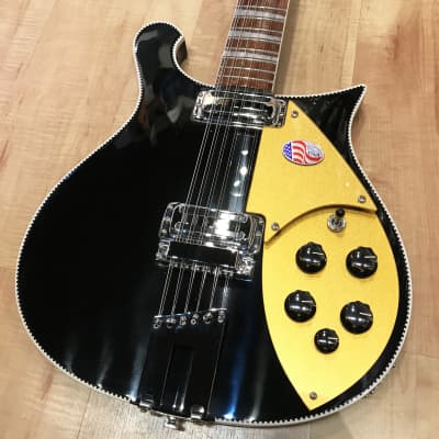 Rickenbacker 660/12 12-String Electric Guitar 2019 JetGlo image 1