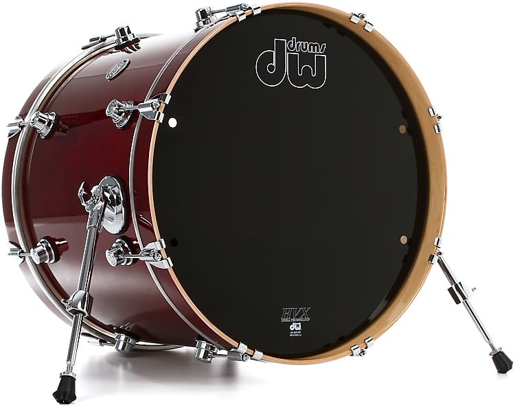 DW Performance Series Bass Drum - 16 x 20 inch - Cherry Stain Lacquer image 1