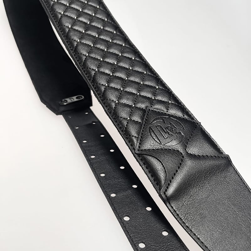 D&A Guitar Gear Pro Performance Leather STUDDED Guitar Strap Reverb