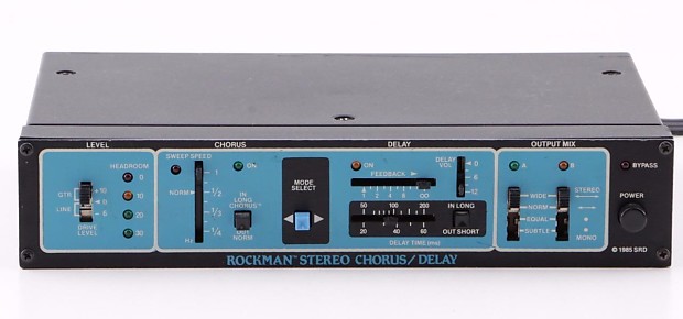 H*i様 SR&D ROCKMAN STEREO CHORUS Rockman Stereo Chorus/Delay - Evolution Music