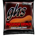 GHS Phosphor Bronze Acoustic Guitar Strings S325 12-54 light