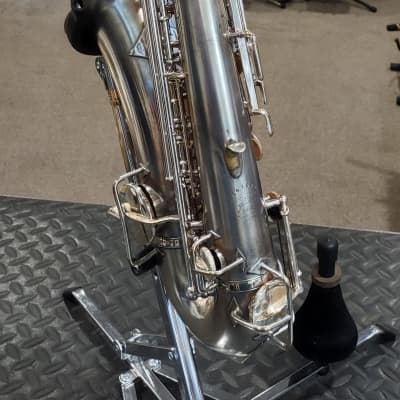 Buescher True Tone Alto Saxophone 1923 - Silver image 10
