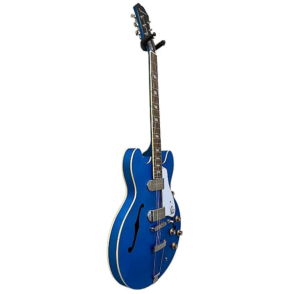 Epiphone Casino Hollowbody Electric Guitar - Worn Blue Denim image 1