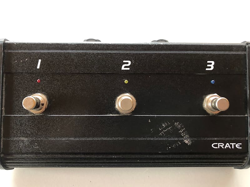 Crate 3Button Footswitch Reverb