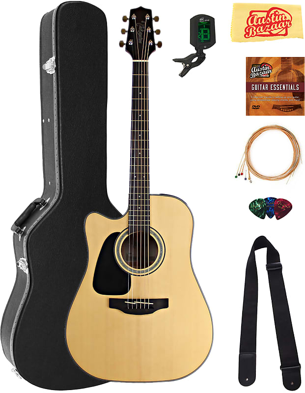Takamine GD30CELH Left-Handed Dreadnought Cutaway Acoustic-Electric Guitar - Natural w/ Hard Case image 1