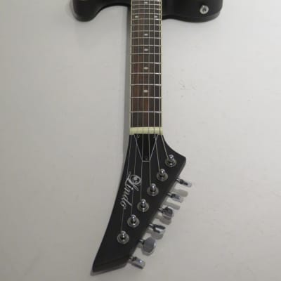 Lindo Dark Defender Semi Chambered Electric Guitar Thinline in Matte Black image 14