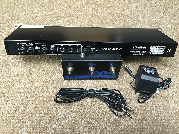 DigiTech Vocalist VR Vocal Harmonizer Processor w/FS300 | Reverb