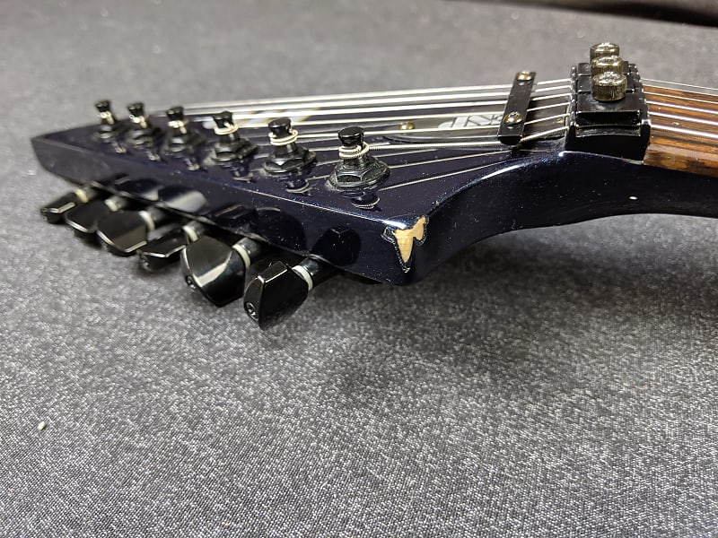 LTD AX-350　EMGピックアップ　スルーネック仕様 Electric Guitar LTD by ESP AX-350 Black Made in Korea S/N