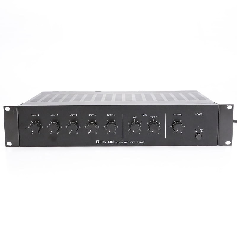 TOA 500 Series A-506A 6-Channel Mixer/Amplifier #43509 | Reverb