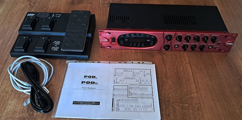 ギター LINE6 POD XT PRO & FBV SHORTBOARD Line 6 POD xt Pro Rackmount Multi-Effect and Amp Modeler