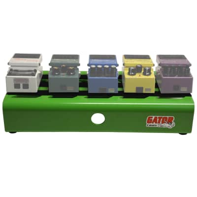 Gator Cases GPB-LAK-GR Small Green Aluminum Pedal Board with Carry Bag image 3