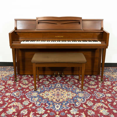 Yamaha M3 Nippon Gakki Upright Piano | Satin Mahogany | SN: 554853 image 2