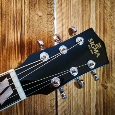Sigma DM-SG5 Acoustic Guitar + Preamp + Softshell Bag image 5