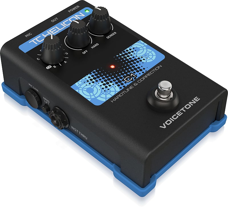 TC-Helicon VOICETONE C1 Simple 1-Button Stompbox for Flexible Pitch  Correction