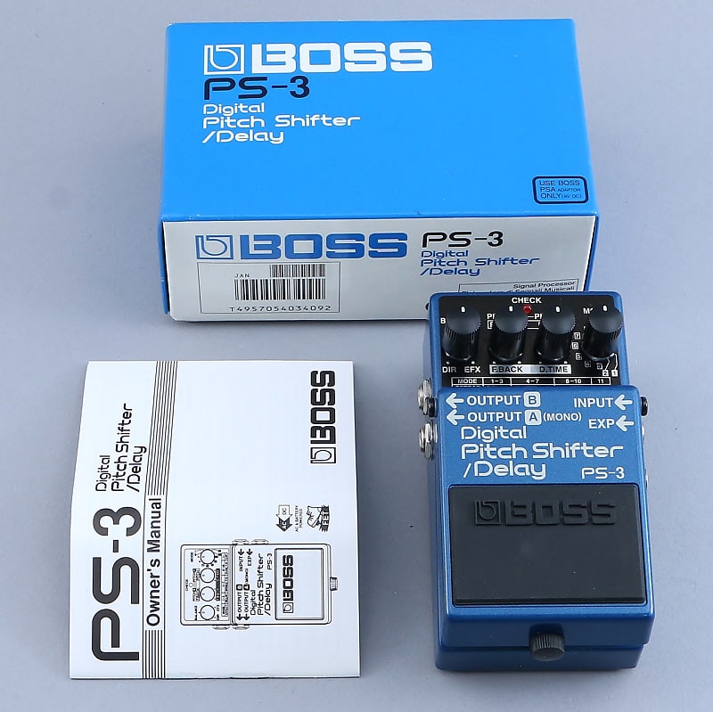 Boss PS-3 Pitch Shifter / Delay Guitar Effects Pedal P-18956