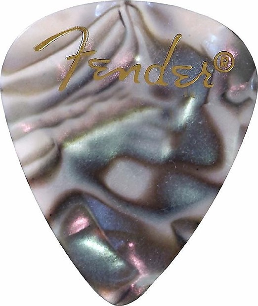 Fender 351 Shape Premium Picks Thin Abalone/Confetti image 2