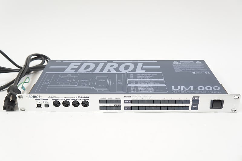 DTM・DAW EDIROL UM-880 EDIROL UM-880 USB MIDI Interface/ Patcher | Reverb Canada