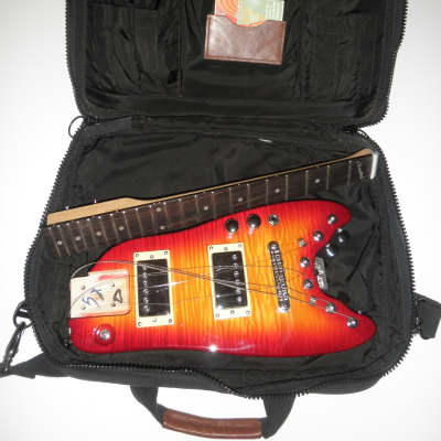 Strobel  Rambler Professional Travel Guitar - Cherry Sunburst image 2