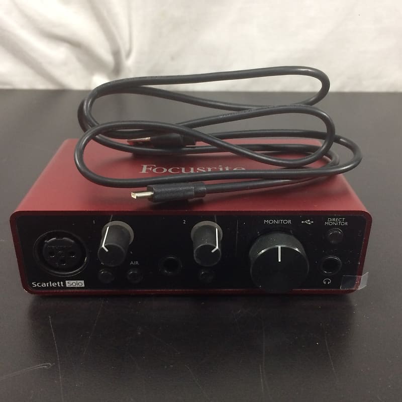 Focusrite Scarlett Solo 3rd Generation USB Audio Recording