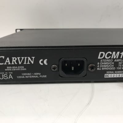 Carvin DCM150 Power Amplifier Amp Rackmount 150w image 6