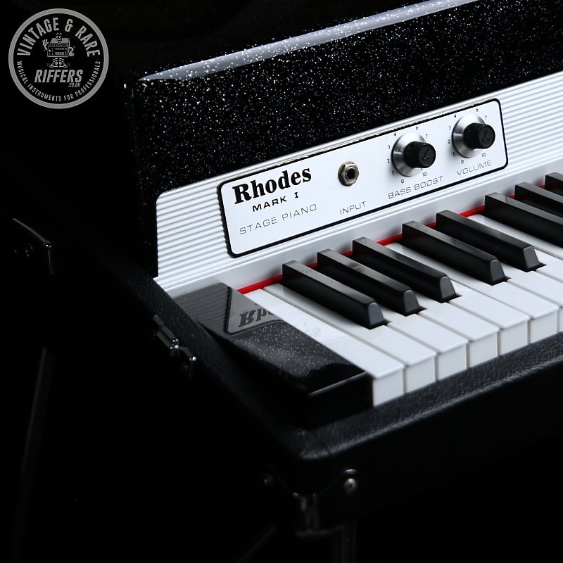 (Video) *Serviced* 1977 Rhodes 73 Key Electric Piano Late Stage Vintage Mki  Mk1 Mark 1 Seventy Three, Custom Black Sparkle Top Recently Renovated ...