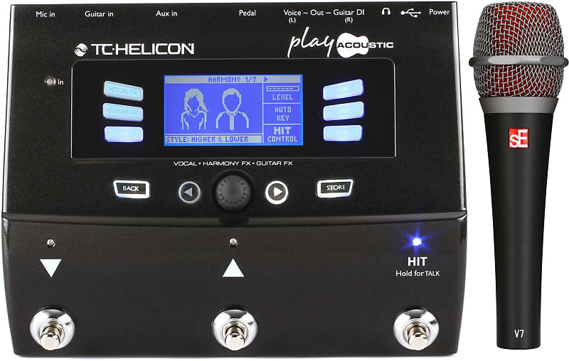 Tc helicon play acoustic shop voice processor for acoustic guitarists