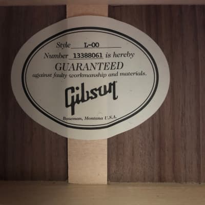 Gibson USA L-00 Sustainable 2019 Electric Acoustic + Hardshell Case-Price Reduction image 9