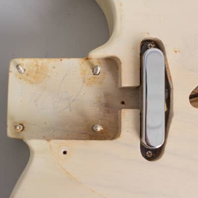 Fender  Telecaster Solid Body Electric Guitar (1958), ser. #31898, original tweed hard shell case. image 17