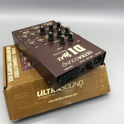 UltraSound Amplifiers Di Max 2 Channel Stereo Preamp Di Box (original box and paperwork) image 4