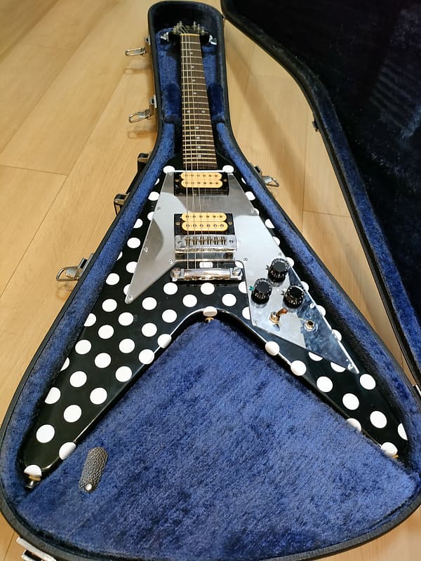 Final Sale】Super Rare! 1978 Greco PS-800 Polka Dot Custom Order Randy Rhoads  Flying V MIJ FV-600 FV-900 Paul Stanley KISS | Reverb