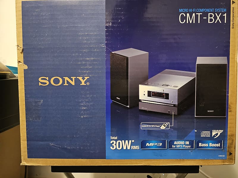 Sony CMT--BX1 AKA HCD-CBX1 Micro Hi-Fi CD Player in