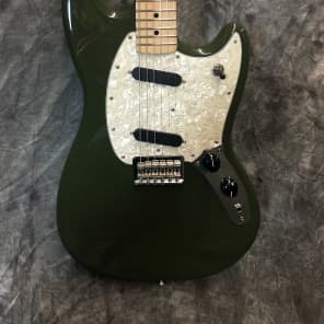 2016 Fender Player Mustang Electric Guitar, Olive Green w