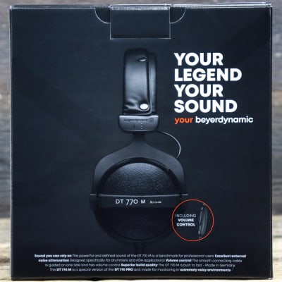 Beyerdynamic DT 770 M 80 Ohms Closed-Back Monitor Headphones with High Attenuation image 2