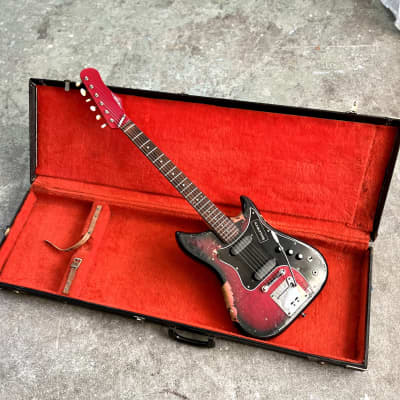 Burns Baldwin Nu-Sonic electric guitar 1966 - Redburst original vintage UK England for sale