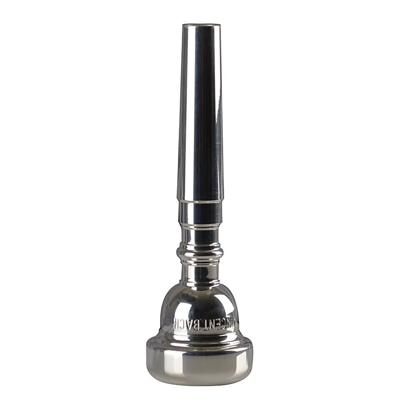 Bach Standard Silver Plated Trumpet Mouthpiece, 6B image 1