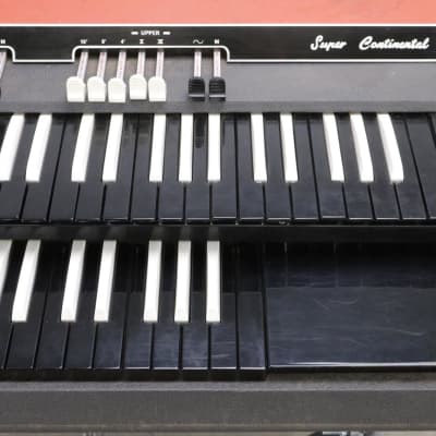 1967 Vox Super Continental V-303E 49-Key Organ Keyboard w/ Foot Pedal #50497 image 6
