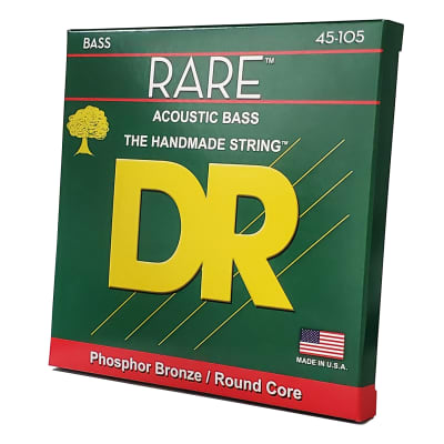 Mint DR Strings Rare Phosphor Bronze Acoustic Bass Strings: Medium 45-105 image 5