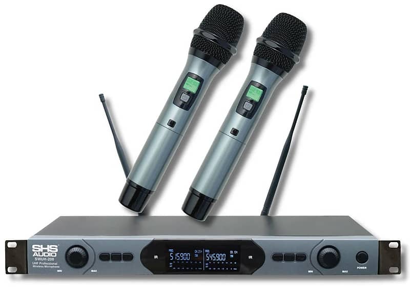 SHS Audio SWUH 200 Digital Wireless Microphone System Reverb