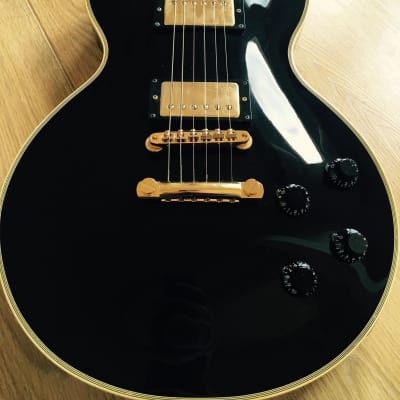 Epiphone Rare Japanese FujiGen Les Paul Custom Ebony Open