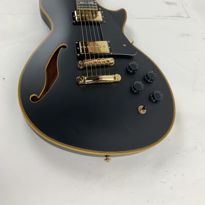 ESP LTD Xtone PS-1000 Vintage Black Semi-Hollow Electric Guitar B-Stock image 7