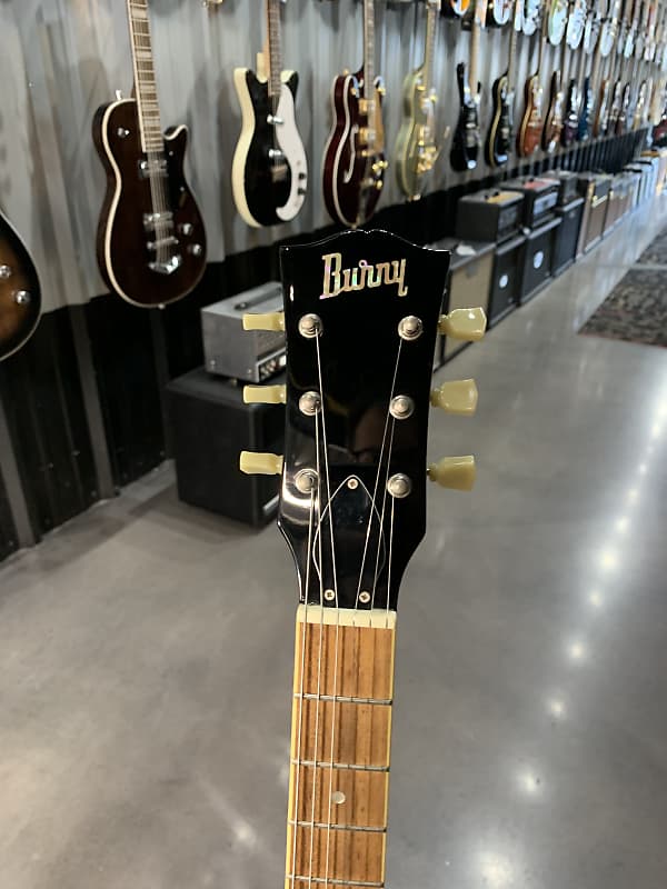 ギター Burny RSA-60 Used Burny RSA-60 Semi Hollow black w/case | Reverb
