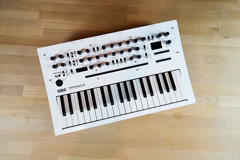 Korg Minilogue XD Pearl White Limited edition | Reverb Canada