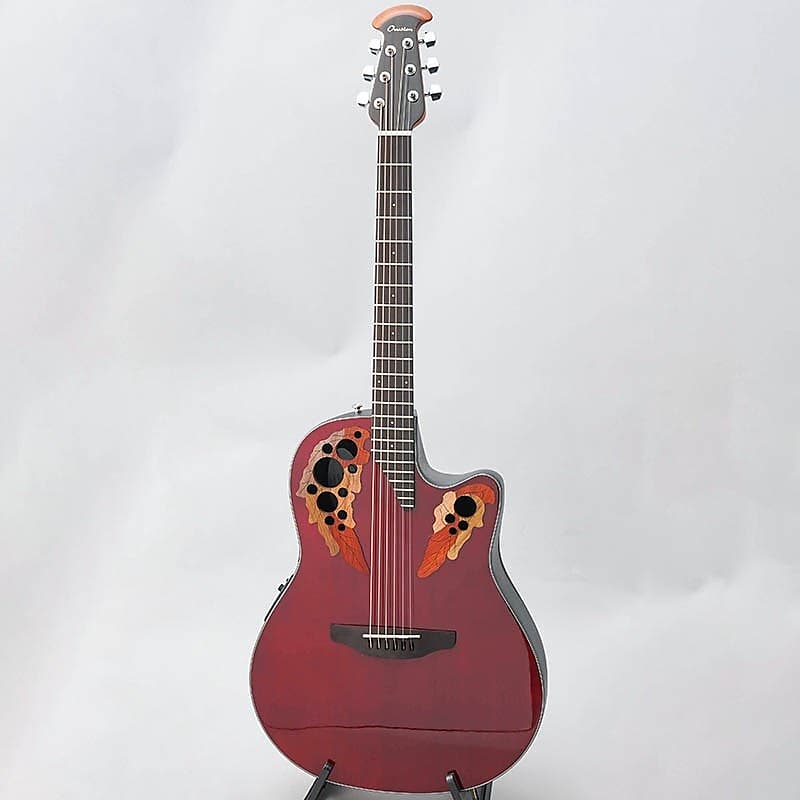 OVATION Celebrity Elite CE44-RR (Ruby Red) | Reverb